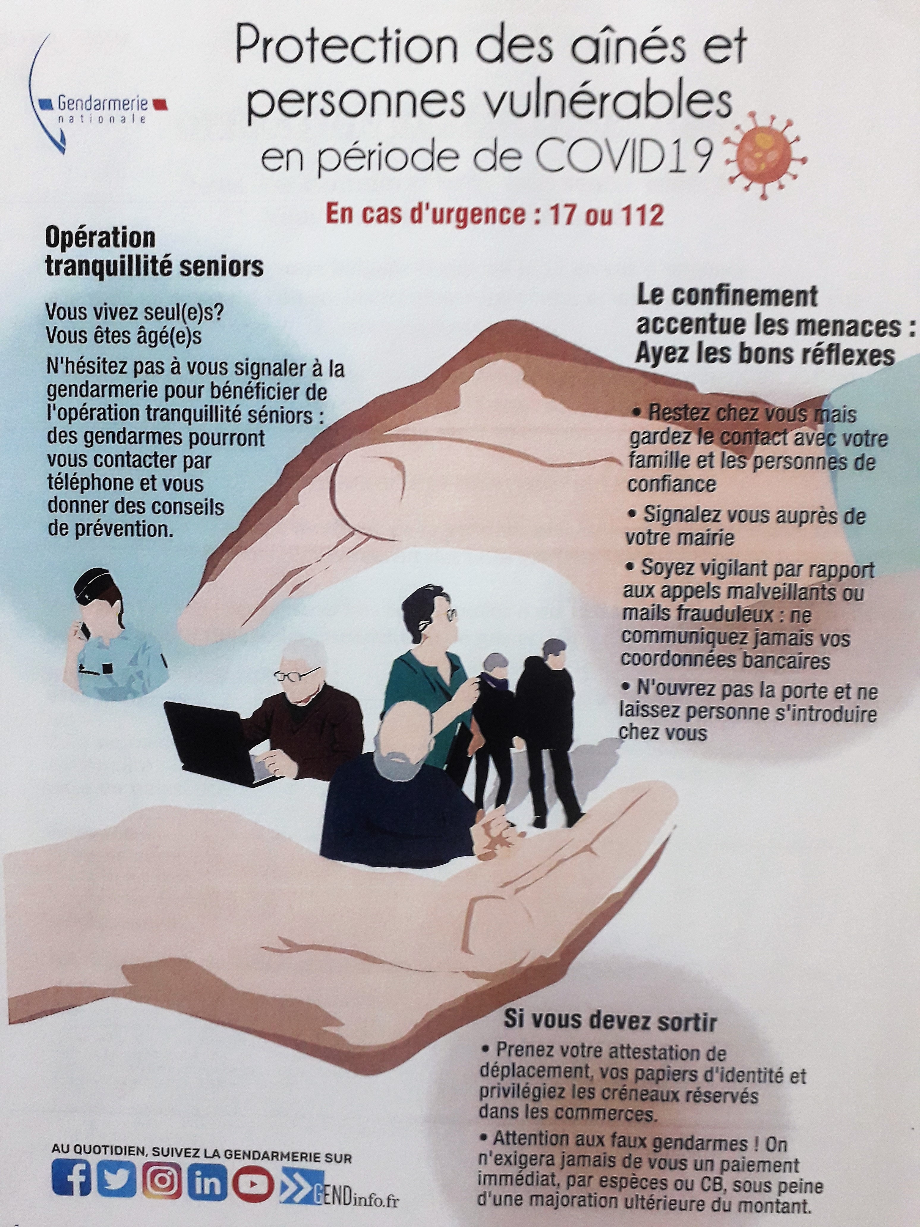 COVID-19 - Protection des aînés et personnes vulnérables
