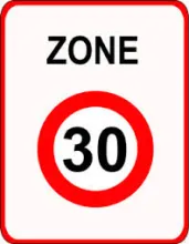 Vitesse limitée à 30 km/h rue de Marbeuf et rue de Seine